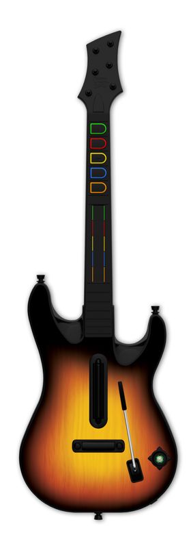 Guitar Hero: World Tour Other (Guitar Hero World Tour Press Kit): Xbox 360 Guitar (Front)
