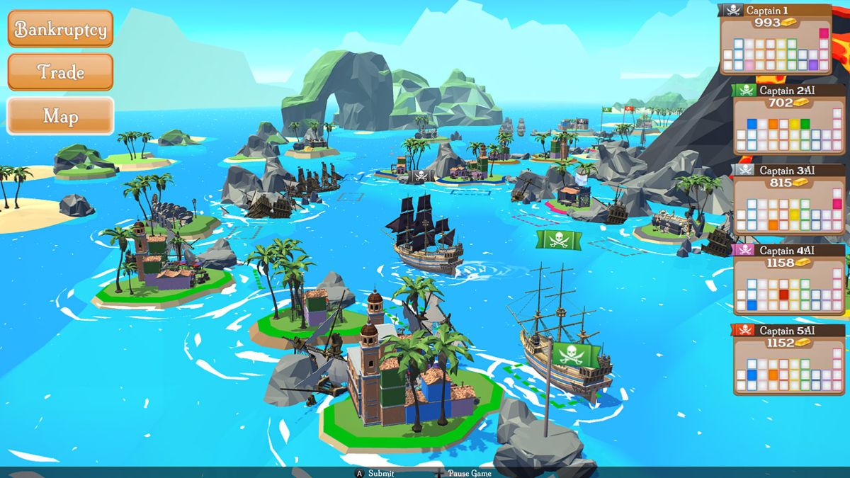 Piratepoly Gold: Caribbean Treasure Screenshot (Nintendo.com)