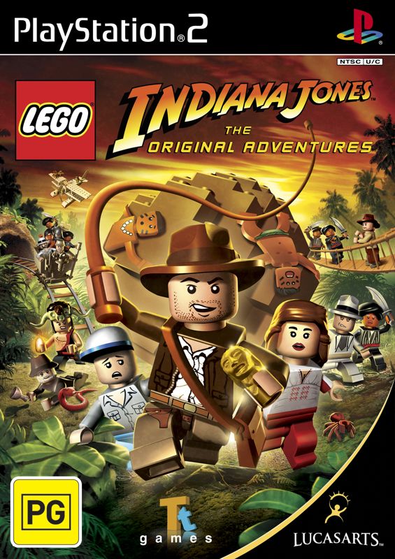 LEGO Indiana Jones: The Original Adventures Other (LEGO Indiana Jones: The Original Adventures Media Kit): PS2 box art