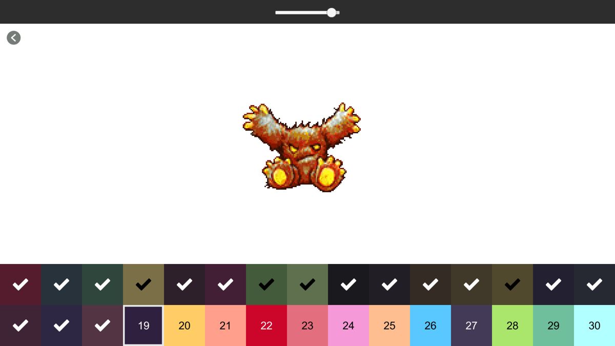 Retro-Pixel Color Palette: Color by Number Screenshot (Steam)