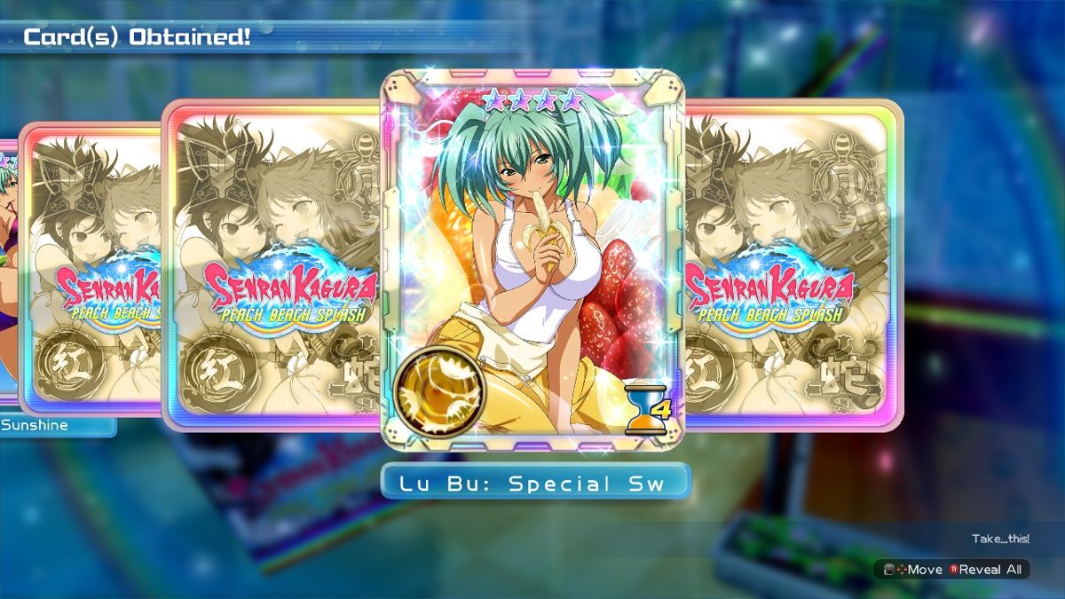 Senran Kagura: Peach Beach Splash - Ikki Tousen EE Card Pack Screenshot (Steam)