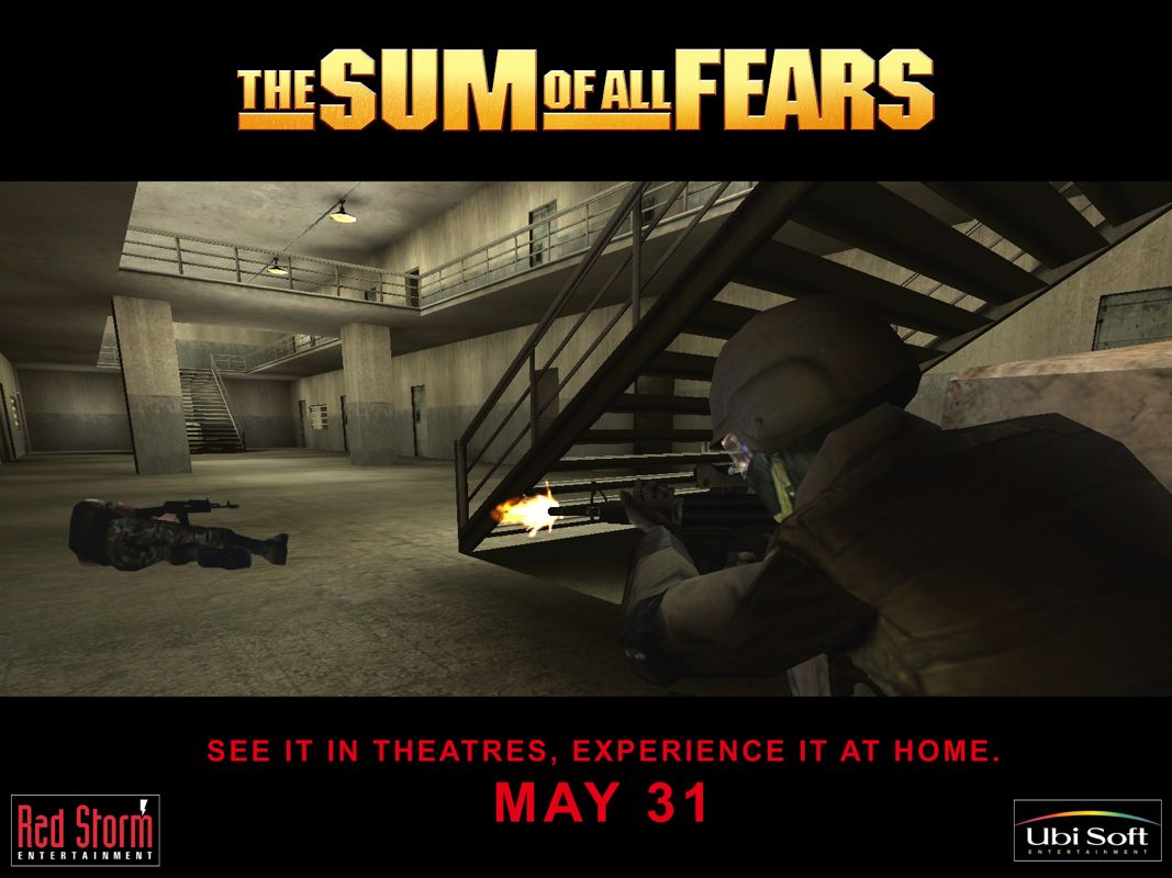 The Sum of All Fears Screenshot (Ubisoft E3 Press Kit Disc 2: Games 2002): Under the Stairs (PC)