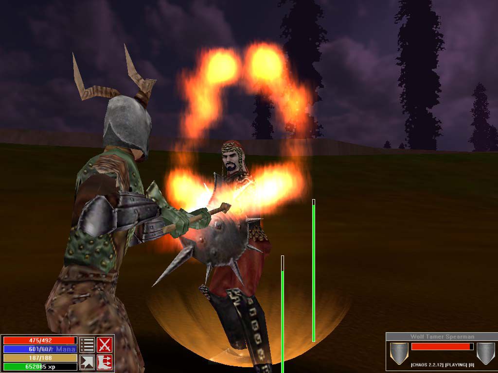 Shadowbane Screenshot (Ubisoft E3 Press Kit Disc 2: Games 2002): Flame Circle (PC)