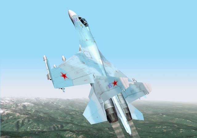 Lock On: Modern Air Combat Screenshot (Ubisoft E3 Press Kit Disc 2: Games 2002): Su-27