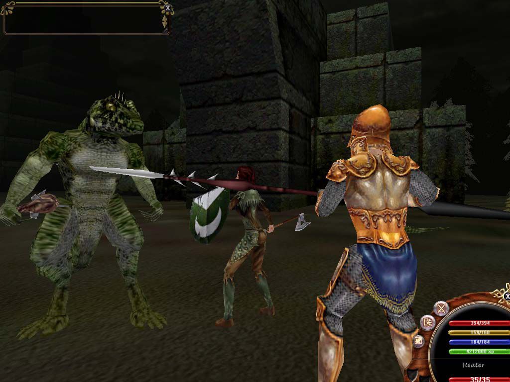 Shadowbane Screenshot (Ubisoft E3 Press Kit Disc 2: Games 2002): Fight 2 (PC)