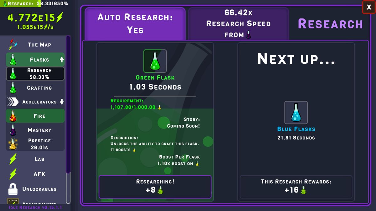 Idle Research Screenshot (Steam)