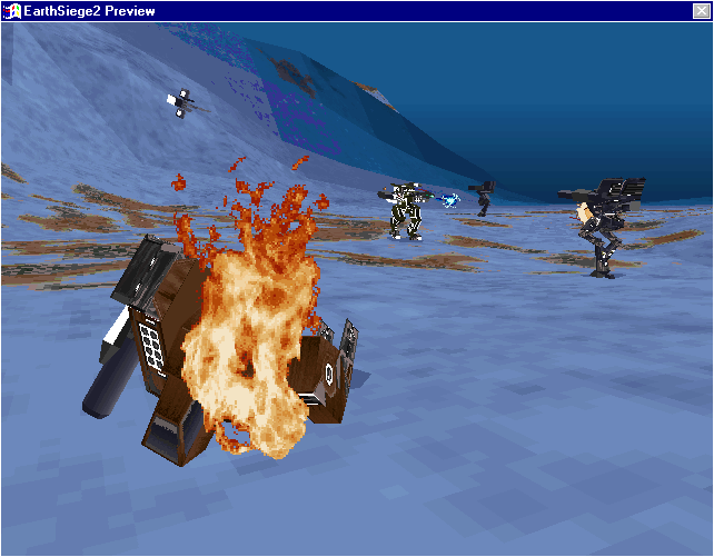 EarthSiege 2 Screenshot (Promotional pictures from PC Collector N°1 (1996/03))