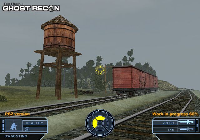 Tom Clancy's Ghost Recon Screenshot (Ubisoft E3 Press Kit Disc 2: Games 2002): Train Station (PS2)