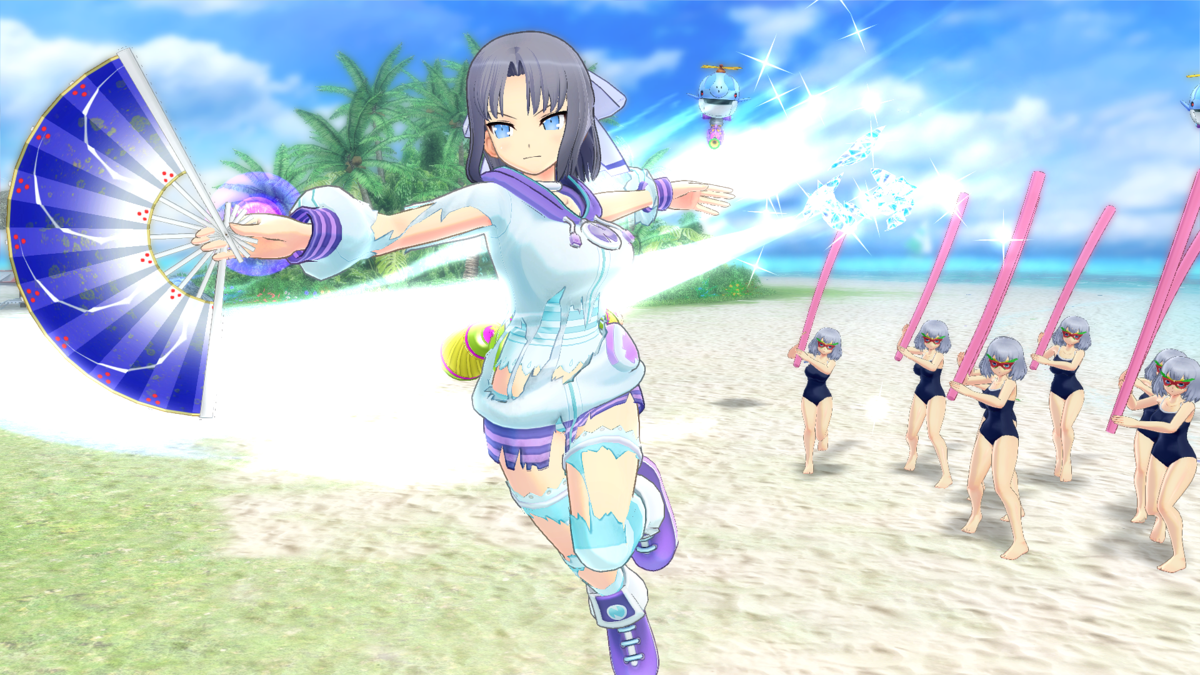 Senran Kagura Peach Beach Splash Neptunes Parka Dress Official Promotional Image Mobygames 4677