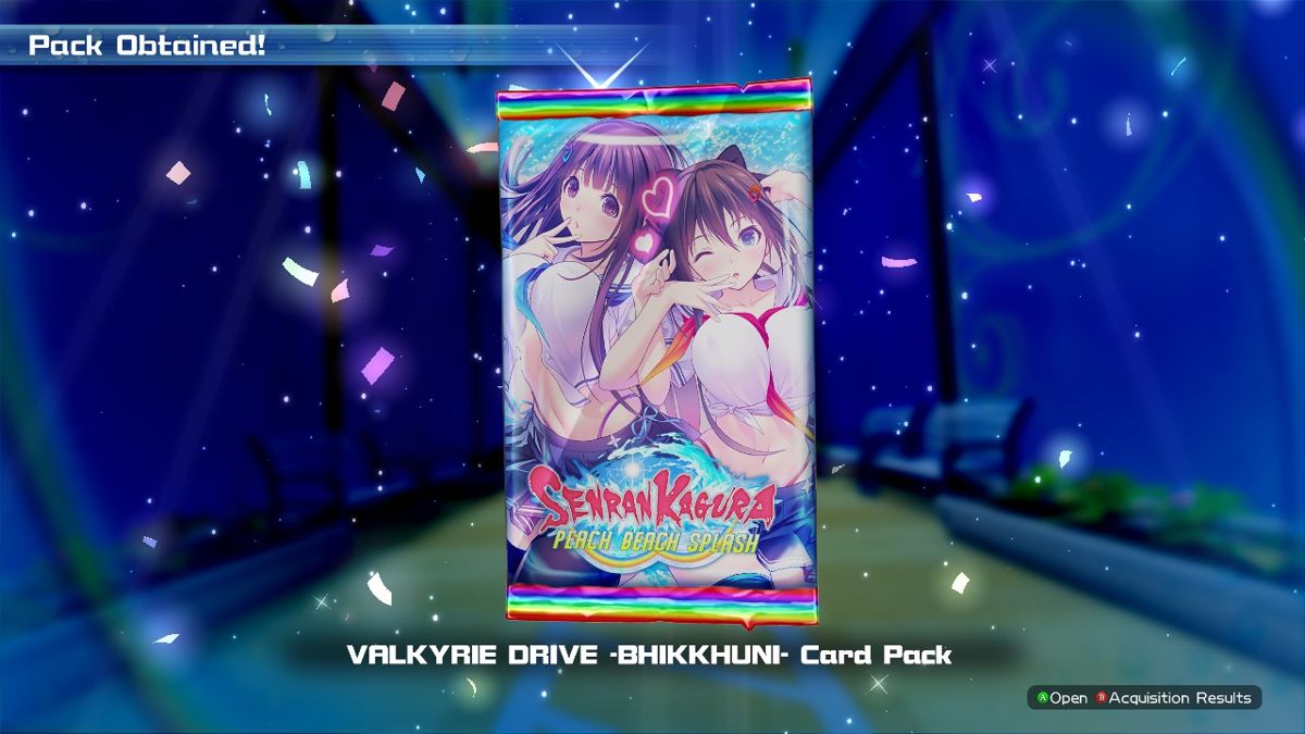 Senran Kagura: Peach Beach Splash - Valkyrie Drive: Bhikkhuni - Card Pack Screenshot (Steam)