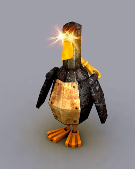 Wallace & Gromit in Project Zoo Render (Wallace & Gromit in Project Zoo Press Kit): Mecha Penguin