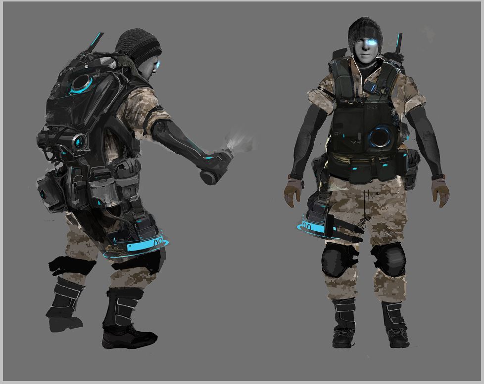 Tom Clancy's Ghost Recon: Phantoms Concept Art (Official website concept art): Support Concept