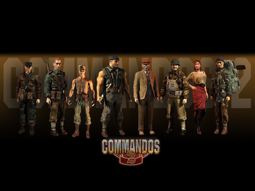 Commandos 2: Men of Courage Wallpaper (Official website wallpapers): 1024x768