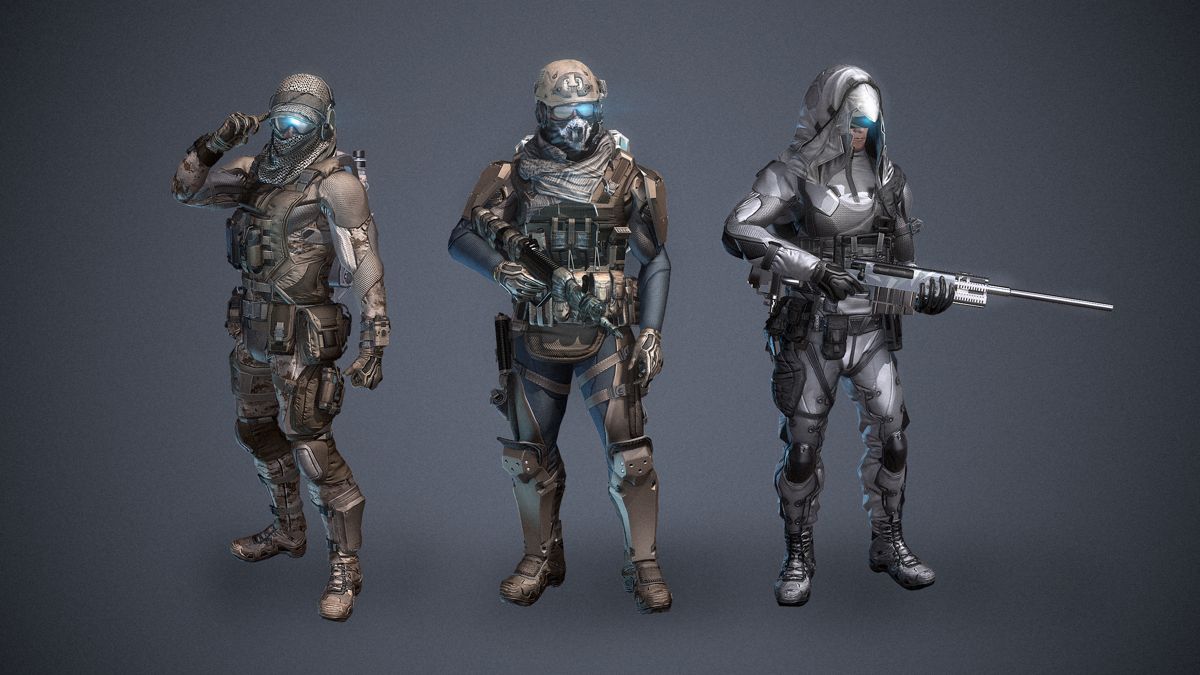 Tom Clancy's Ghost Recon: Phantoms Concept Art (Official website concept art): All Characters