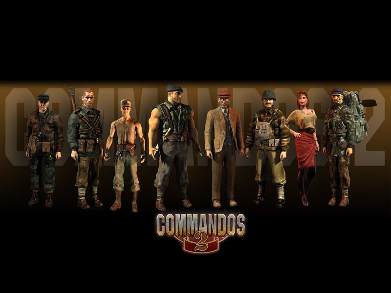 Commandos 2: Men of Courage Wallpaper (Official website wallpapers): 800x600