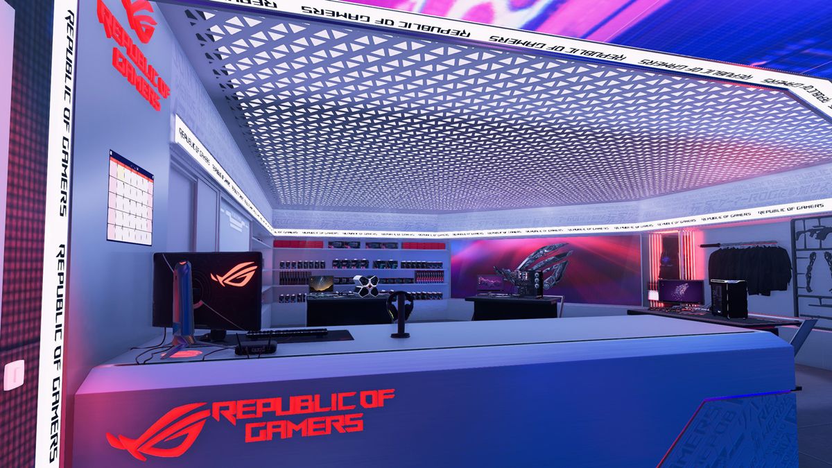PC Building Simulator: Republic of Gamers Workshop Screenshot (Steam)