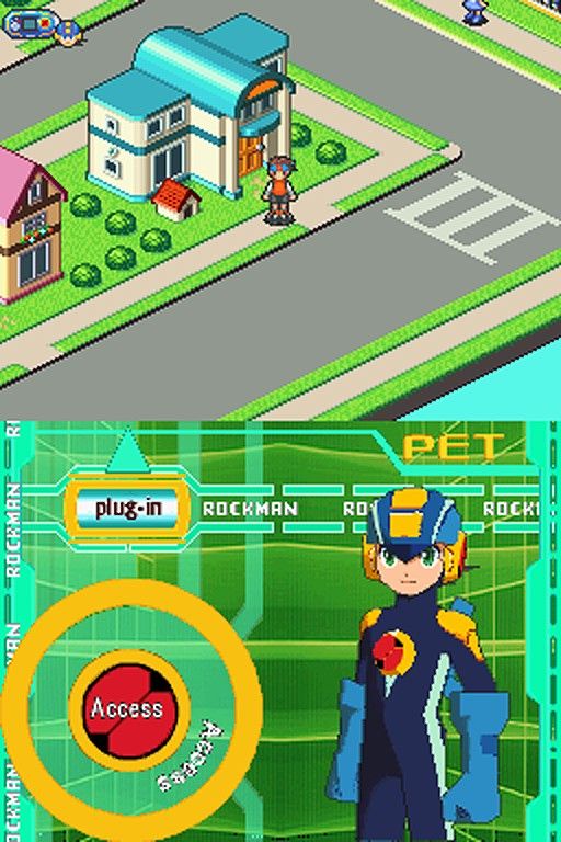 Mega Man Battle Network 5: Double Team DS Screenshot (CAPCOM E3 2005 Press Kit)