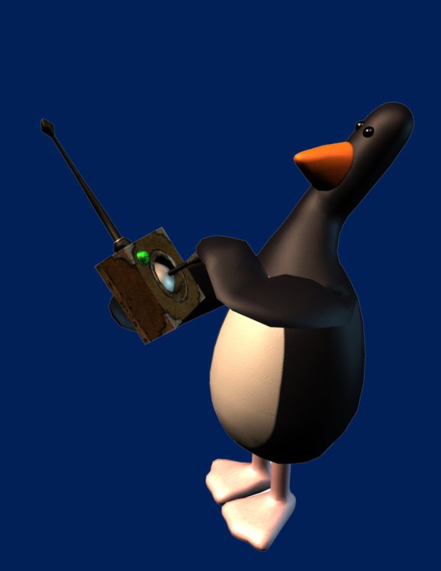 Wallace & Gromit in Project Zoo Render (Wallace & Gromit in Project Zoo Press Kit): Feathers
