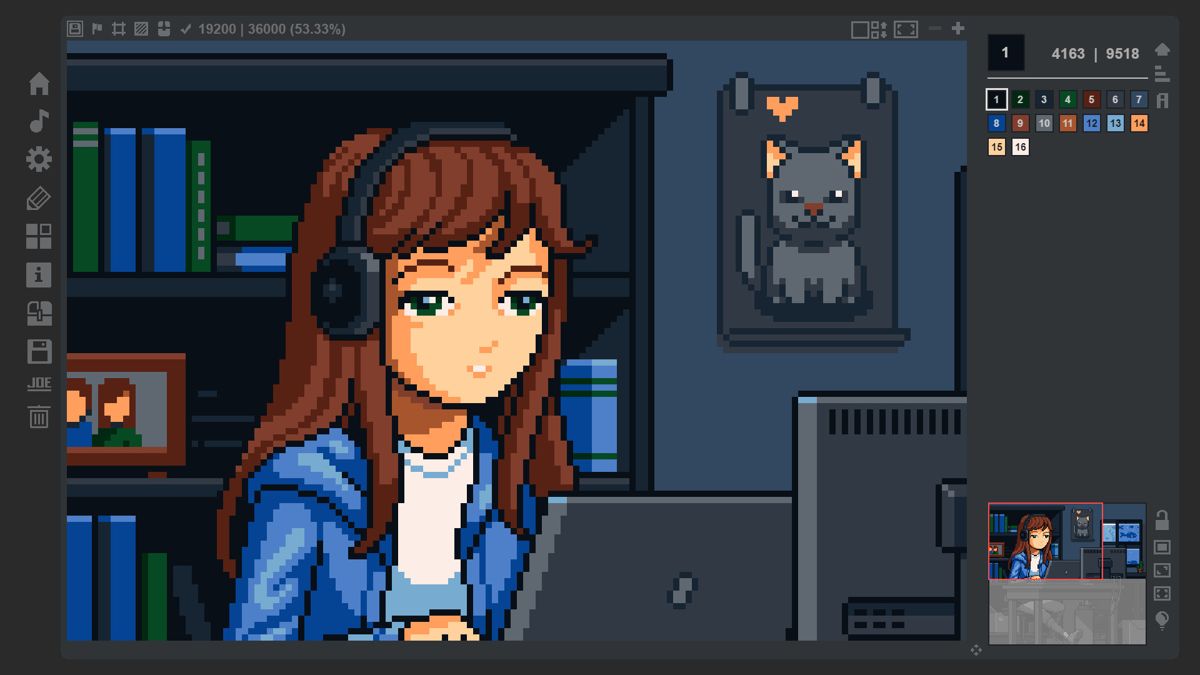Coloring Game 4: 4-Bit Palette Screenshot (Steam)