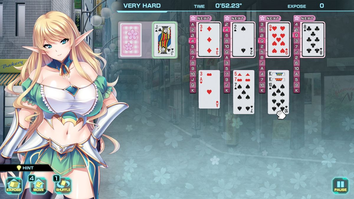 Pretty Girls Four Kings Solitaire Screenshot (PlayStation Store)