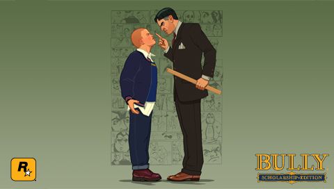 Bully: Scholarship Edition Wallpaper (Official Website): vs. Crabblesnitch PSP optimized