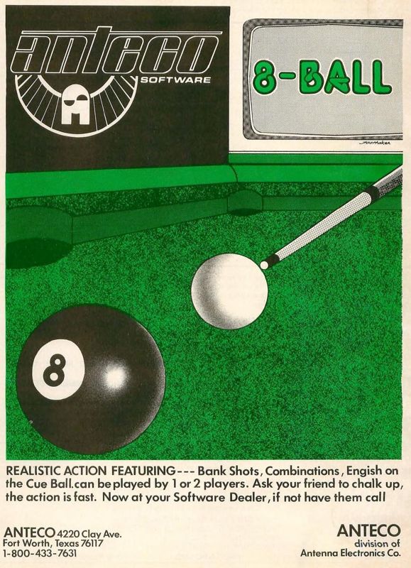 8 Ball Magazine Advertisement (Magazine Advertisements): Rainbow Magazine (United States) Volume 2 Number 12 (July 1983)