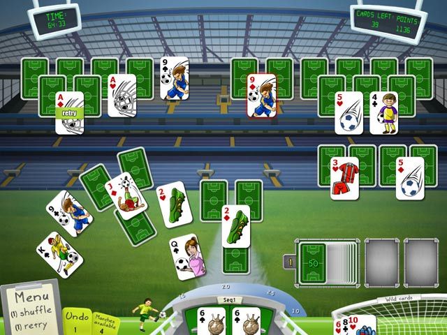 Soccer Cup Solitaire Screenshot (bigfishgames.com)
