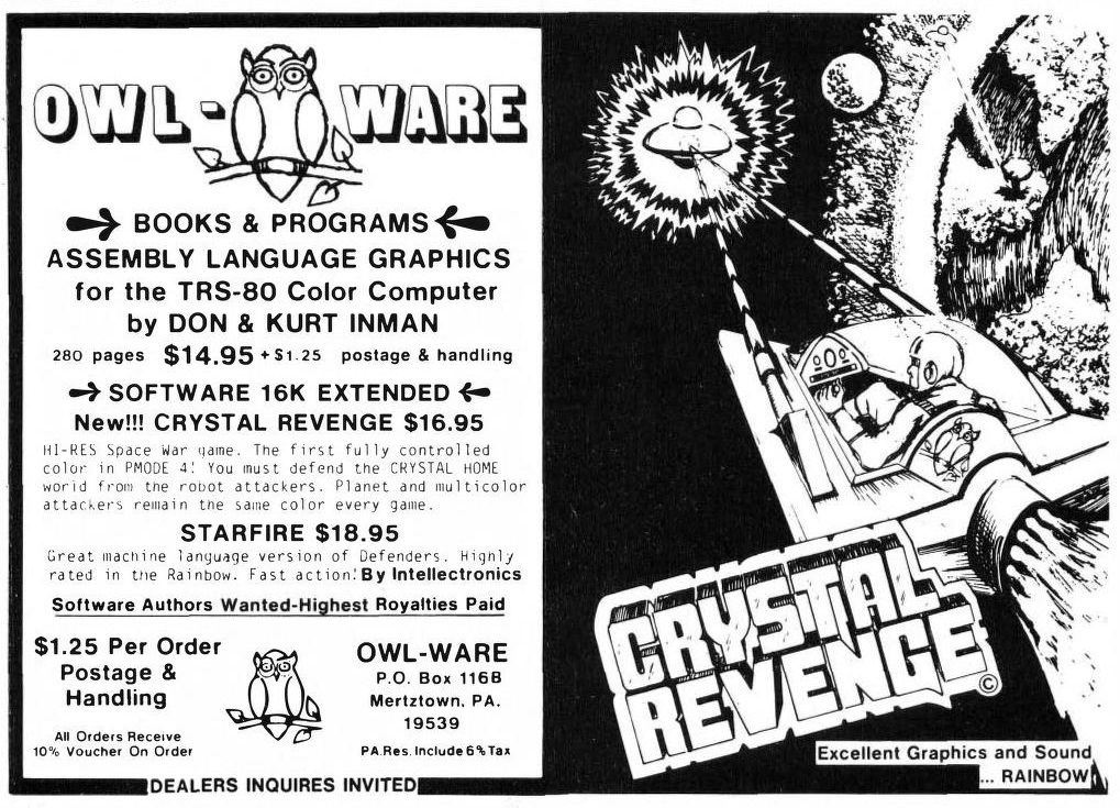 Crystal Revenge! Magazine Advertisement (Magazine Advertisements): Rainbow Magazine (United States) Volume 2 Number 10 (April 1983)