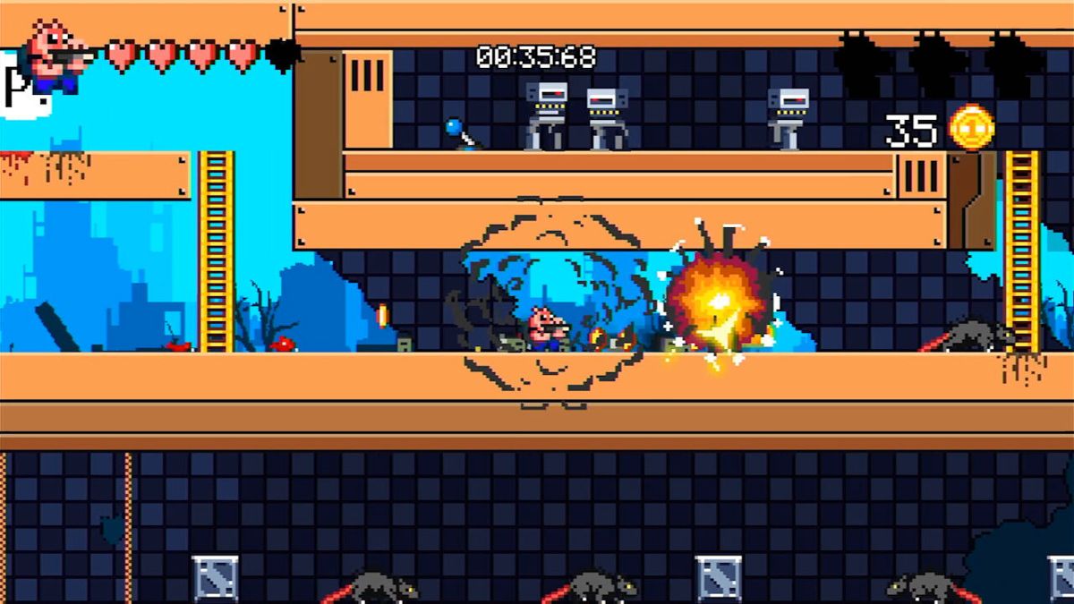 Ammo Pigs: Armed and Delicious Screenshot (Nintendo.co.jp)