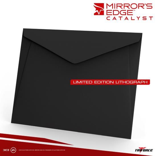 Mirror's Edge: Catalyst (Collector's Edition) Other (Webhallen Sverige AB (Webhallen.com)): Limited Edition Lithograph