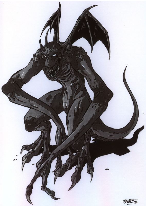 Nightmare Creatures Concept Art (Kalisto Press CD Apr 98): Gargouil