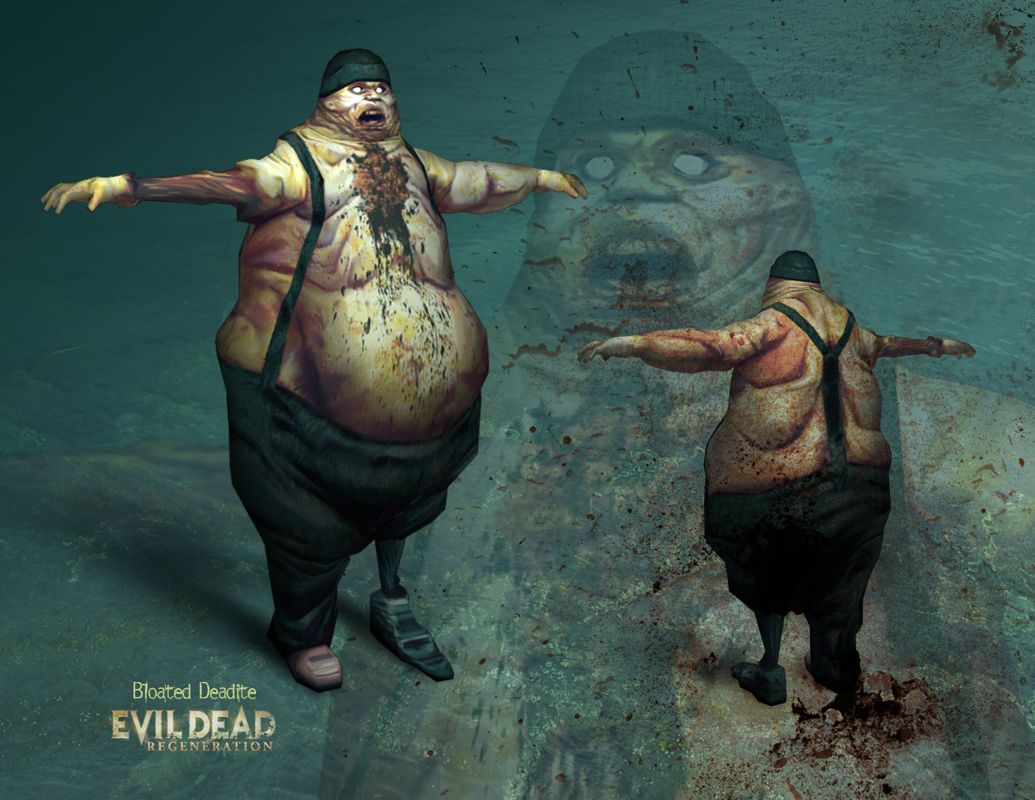 Evil Dead: Regeneration Render (THQ E3 Press Disc 2005): Bloated Deadite