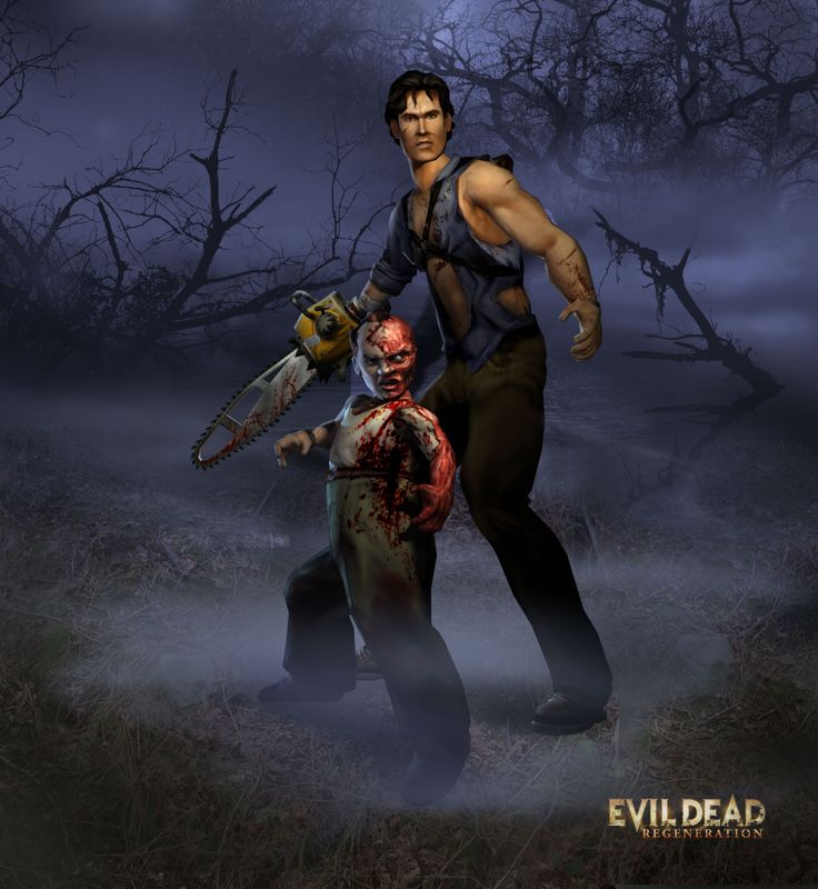 Evil Dead: Regeneration Render (THQ E3 Press Disc 2005): Ash & Sam