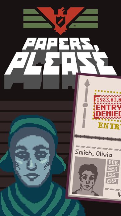Papers, Please Screenshot (iTunes Store)