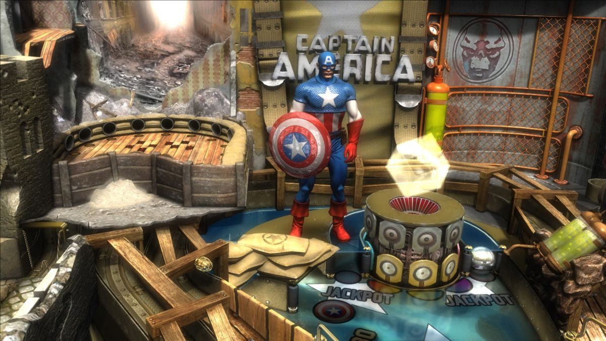 Pinball FX2: Captain America Screenshot (Steam)