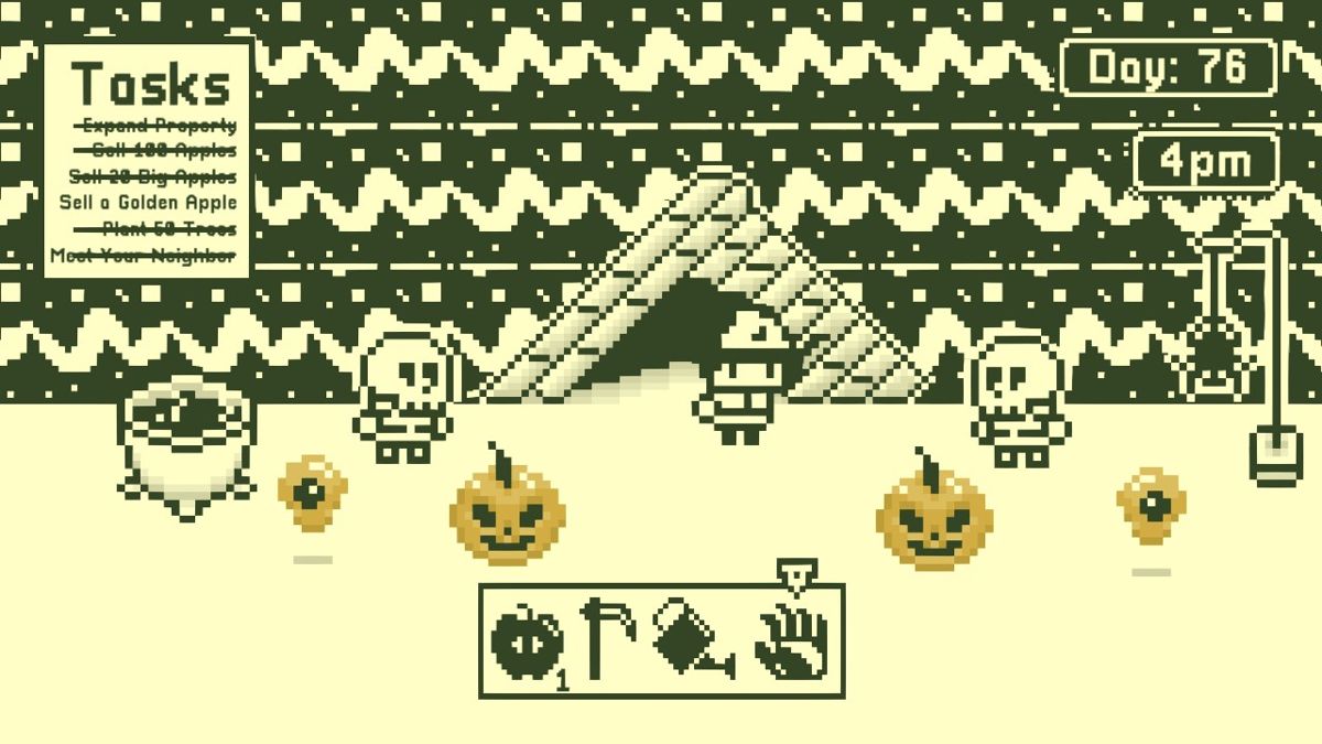 Bit Orchard: Animal Valley - Halloween Screenshot (Nintendo.com)