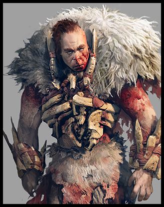 Far Cry: Primal Concept Art (Official (JP) Web Site (2016)): Main Character, Ull
