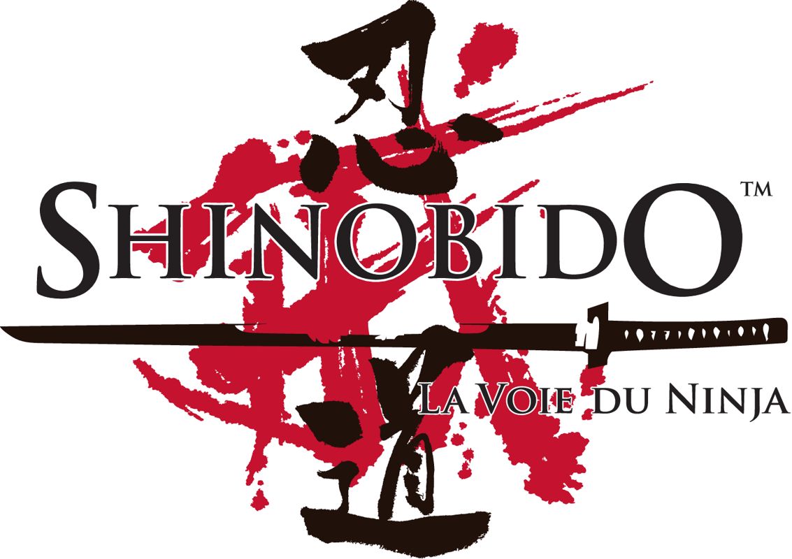 Shinobido: Way of the Ninja Logo (E3 2006 Press Information CD-rom): Shinobido logo - black text (FRANCE)