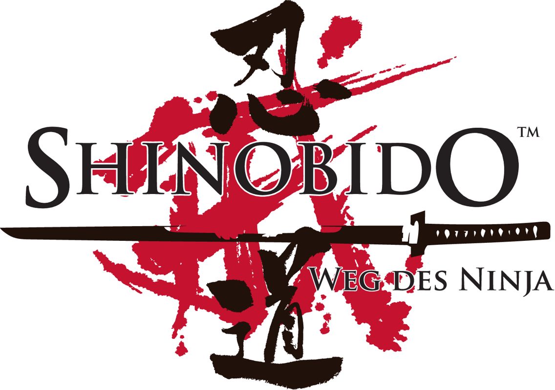 Shinobido: Way of the Ninja Logo (E3 2006 Press Information CD-rom): Shinobido logo - black text (GERMANY)