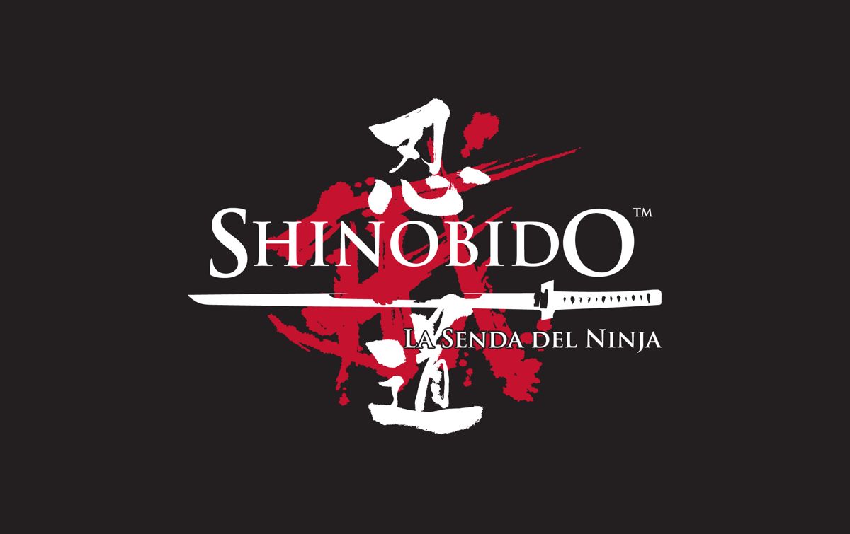 Shinobido: Way of the Ninja Logo (E3 2006 Press Information CD-rom): Shinobido logo - white text (SPAIN)