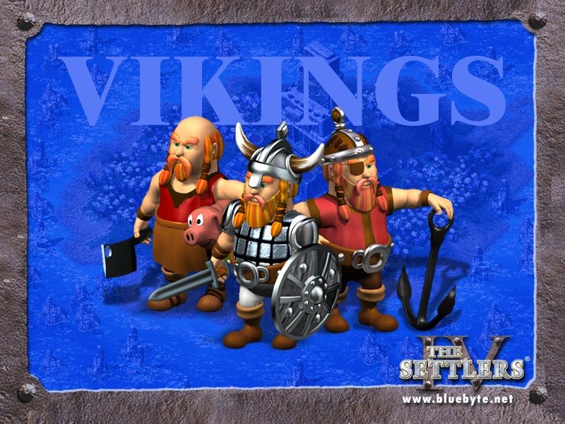 The Settlers: Fourth Edition Wallpaper (Official website wallpapers): Vikings 800x600