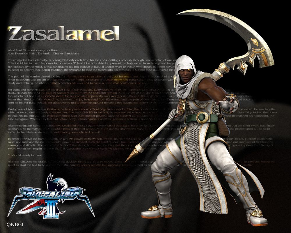 SoulCalibur III Wallpaper (Official Website): Zasalamel