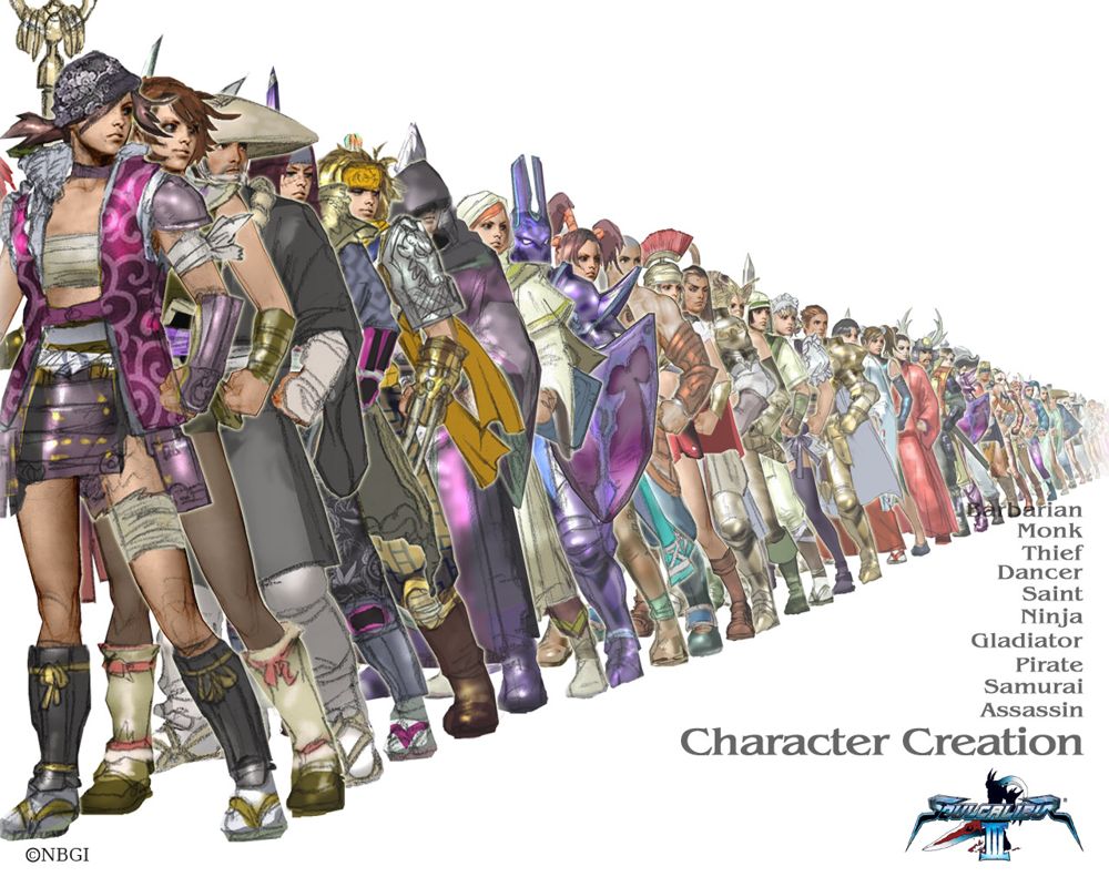 SoulCalibur III Wallpaper (Official Website): Character Creation