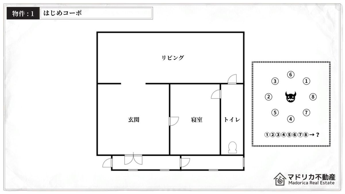 Madorica Real Estate 2: The Mystery Of The New Property Screenshot (Nintendo.co.jp)