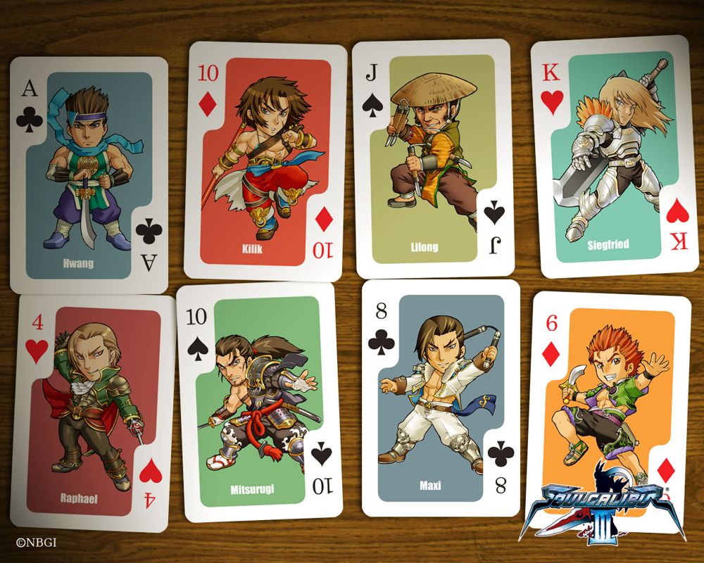 SoulCalibur III Wallpaper (Official Website): Cards: Men