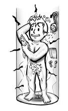 Fallout Other (Steam): In the event of exposure to radiation, you must shower with a large amount of water as soon as possible. Lather, rinse and repeat. page illustration.extracted from the online manual