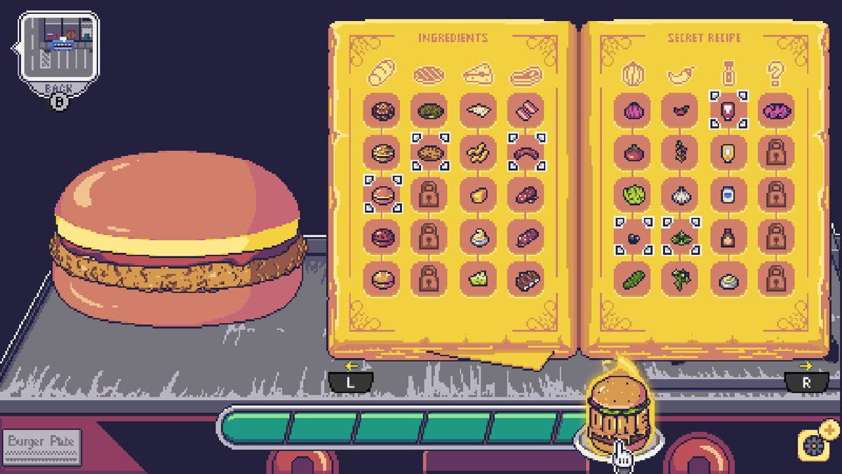 Make the Burger Screenshot (Nintendo.co.jp)