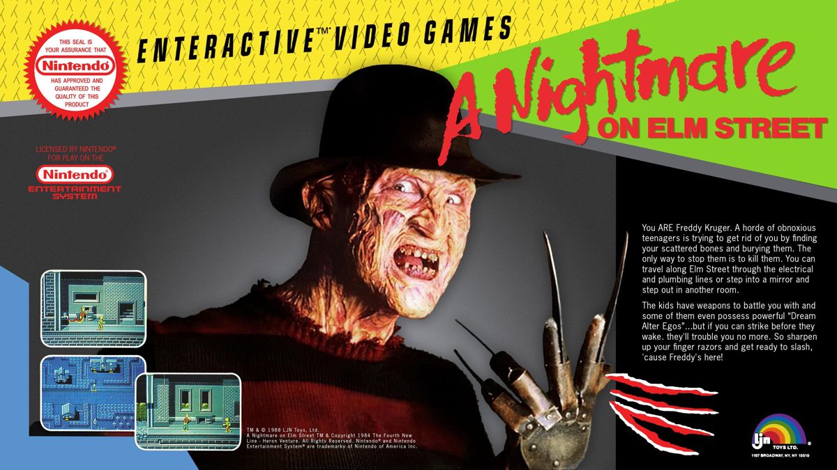 A Nightmare on Elm Street Other (LJN Press Kit Poster )