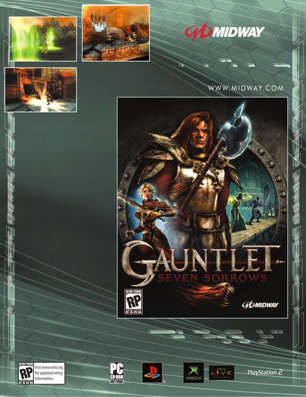 Gauntlet: Seven Sorrows official promotional image - MobyGames