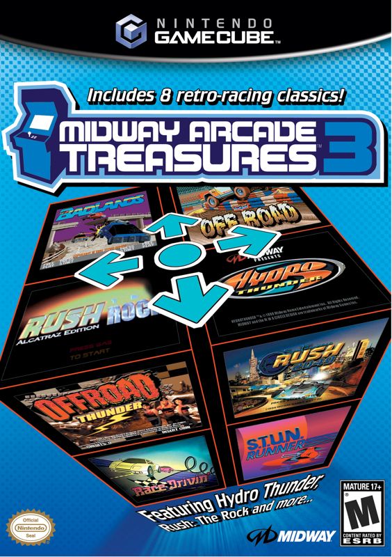 Midway Arcade Treasures 3 Other (Midway E3 2005 Asset Disc): GameCube box art